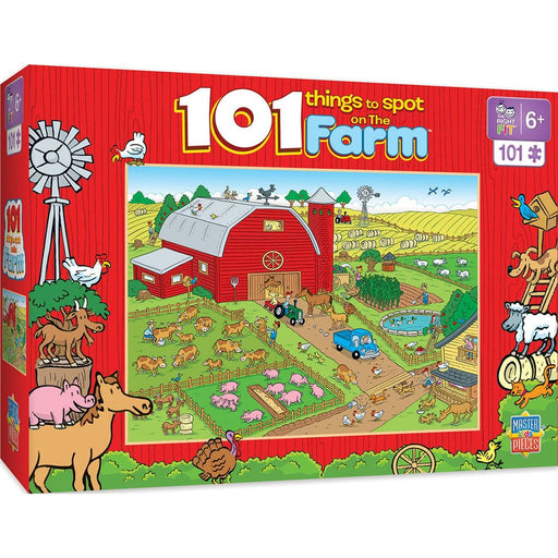 101 Things to Spot - On the Farm - 101 Piece Puzzle - Just $12.99! Shop now at Retro Gaming of Denver