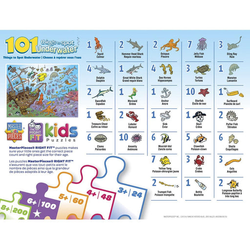 101 Things to Spot - Underwater - 101 Piece Puzzle - Just $12.99! Shop now at Retro Gaming of Denver