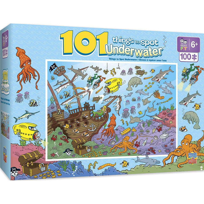 101 Things to Spot - Underwater - 101 Piece Puzzle - Just $12.99! Shop now at Retro Gaming of Denver