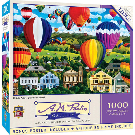 A. M. Poulin - Hot Air Adrift - 1000 Piece Puzzle - Just $16.99! Shop now at Retro Gaming of Denver