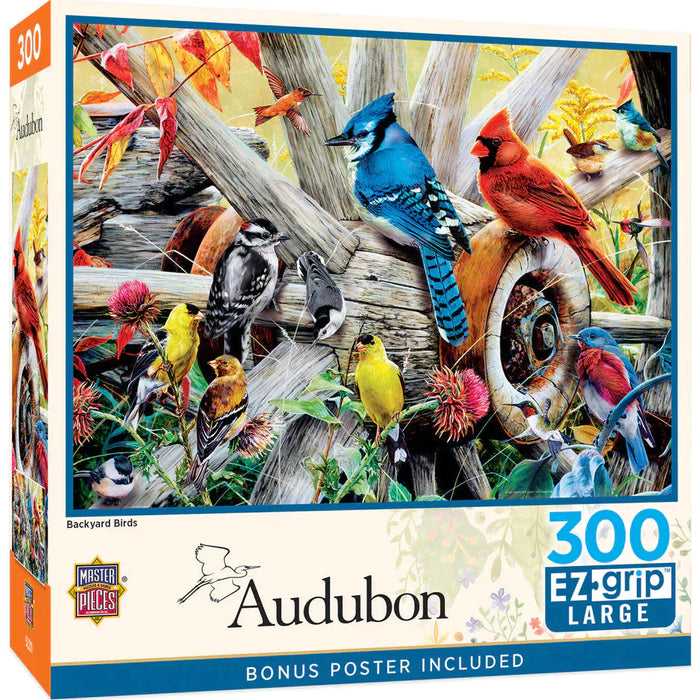 Audubon - Backyard Birds - 300 Piece EZGrip Puzzle - Just $14.99! Shop now at Retro Gaming of Denver