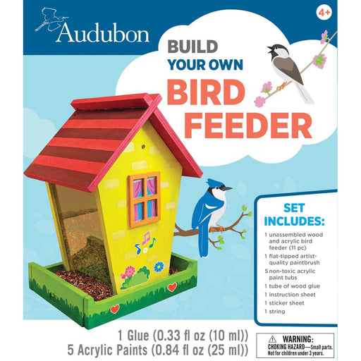 Audubon - Bird Feeder Buildable Wood Paint Kit - Premium Arts & Crafts - Just $12.75! Shop now at Retro Gaming of Denver