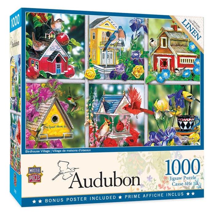 Audubon - Birdhouse Village - 1000 Piece Puzzle - Just $16.99! Shop now at Retro Gaming of Denver