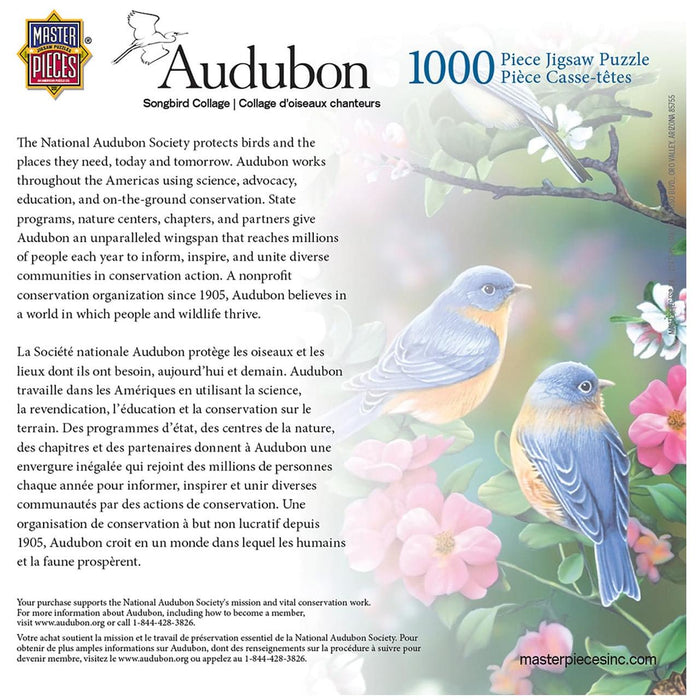 Audubon - Songbird Collage - 1000 Piece Puzzle - Just $15.99! Shop now at Retro Gaming of Denver