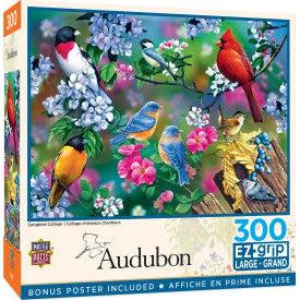 Audubon - Songbird Collage - 300 Piece EZGrip Puzzle - Just $14.99! Shop now at Retro Gaming of Denver