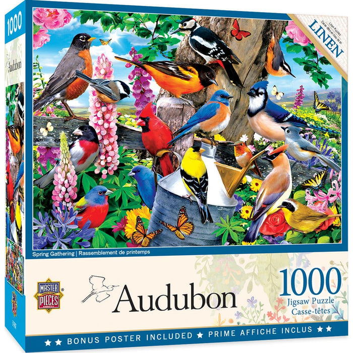 Audubon - Spring Gathering - 1000 Piece Puzzle - Just $15.99! Shop now at Retro Gaming of Denver