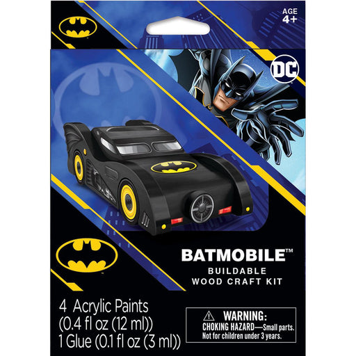 Batman - Mini Batmobile Wood Craft Kit - Just $7! Shop now at Retro Gaming of Denver