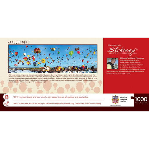 Blakeway Panoramas - Albuquerque Balloons - 1000 Piece Panoramic Puzzle - Just $19.99! Shop now at Retro Gaming of Denver