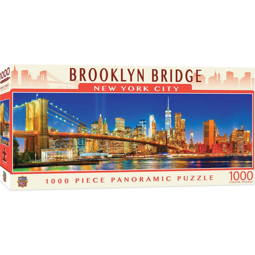 Blakeway Panoramas - Brooklyn Bridge - 1000 Piece Panoramic Puzzle - Just $19.99! Shop now at Retro Gaming of Denver