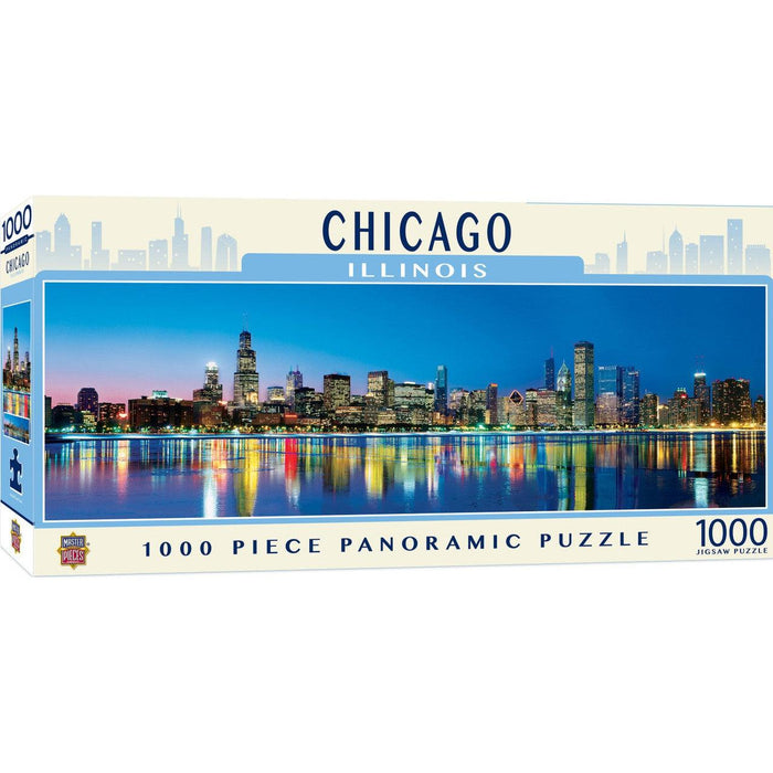 Blakeway Panoramas - Chicago - 1000 Piece Panoramic Puzzle - Just $19.99! Shop now at Retro Gaming of Denver