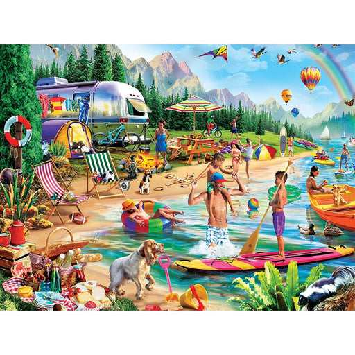 Campside - Day at the Lake - 300 Piece Puzzle - Just $14.99! Shop now at Retro Gaming of Denver