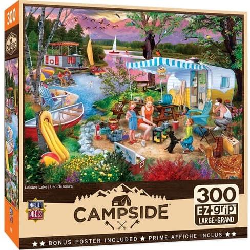 Campside - Leisure Lake - 300 Piece EzGrip Puzzle - Just $14.99! Shop now at Retro Gaming of Denver