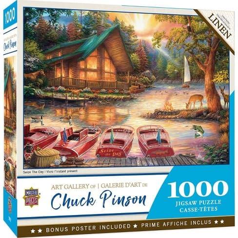 Chuck Pinson Art Gallery - Seize the Day - 1000 Piece Puzzle - Just $15.99! Shop now at Retro Gaming of Denver