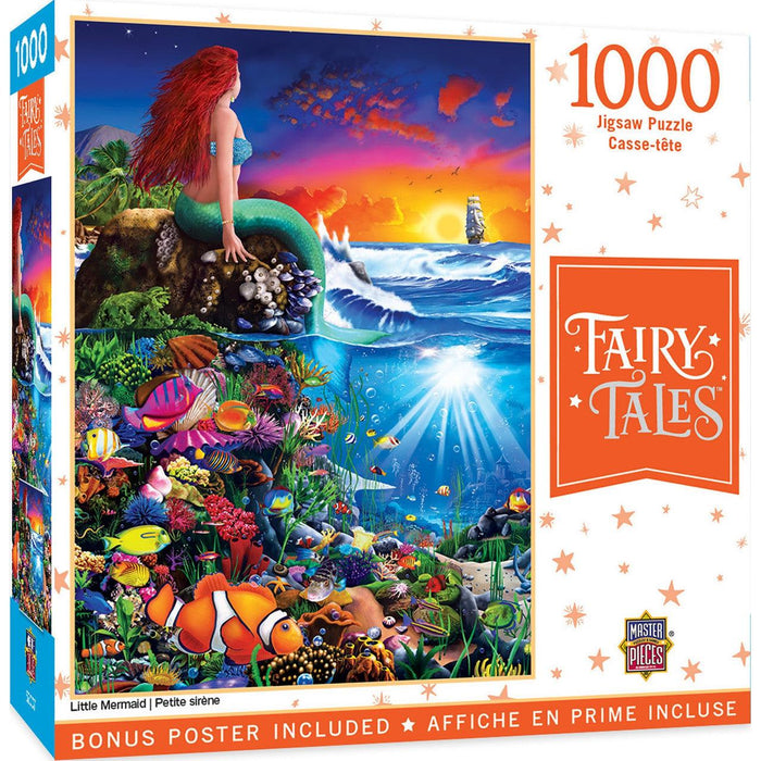 Classic Fairy Tales - Little Mermaid - 1000 Piece Puzzle - Just $16.99! Shop now at Retro Gaming of Denver