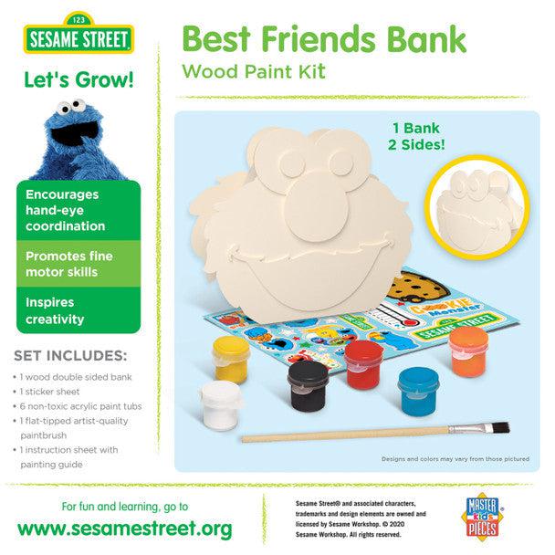 Classic Wood Paint Kit - Sesame Street Character Bank - Just $16.99! Shop now at Retro Gaming of Denver