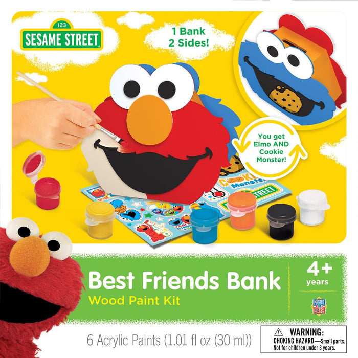 Classic Wood Paint Kit - Sesame Street Character Bank - Just $16.99! Shop now at Retro Gaming of Denver