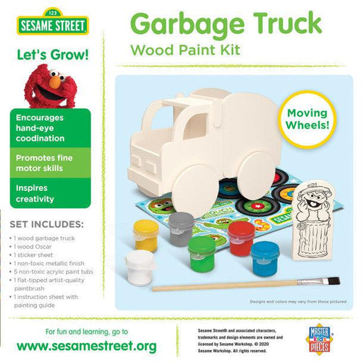 Classic Wood Paint Kit - Sesame Street Garbage Truck - Just $16.99! Shop now at Retro Gaming of Denver