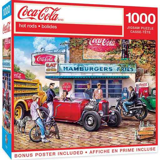 Coca-Cola - Hot Rods - 1000 Piece Puzzle - Just $16.99! Shop now at Retro Gaming of Denver