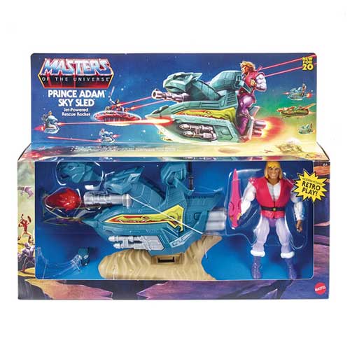Masters of the Universe Origins 5.5" Sky Sled and Prince Adam - for just $32.99! 