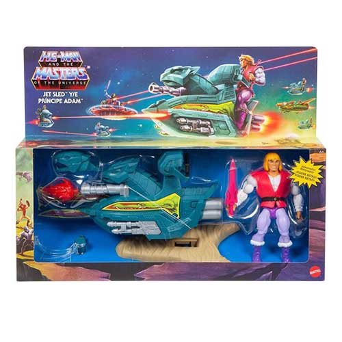 Masters of the Universe Origins 5.5" Sky Sled and Prince Adam - for just $32.99! 