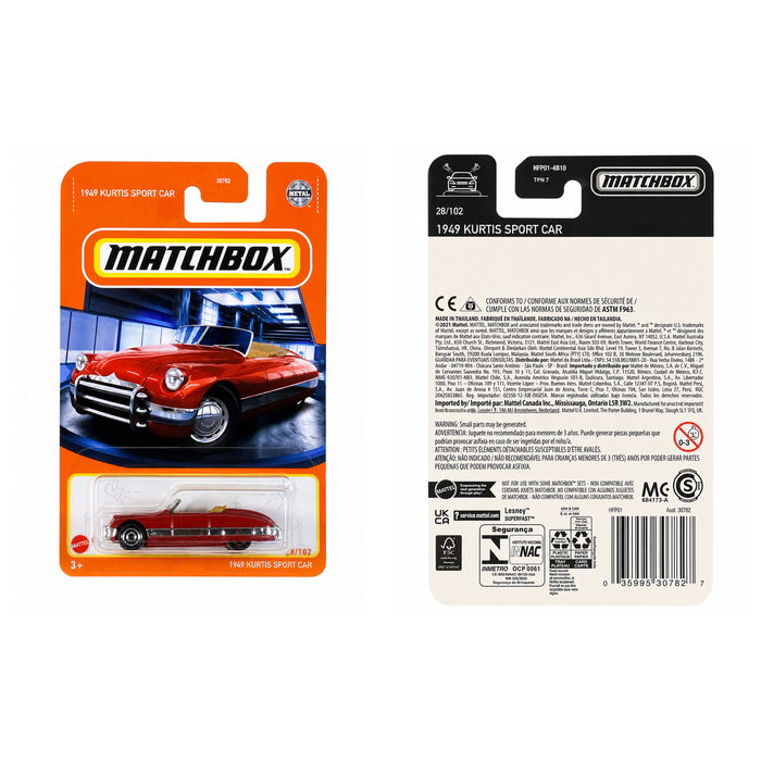 Matchbox 1949 Kurtis Sport Car | Matchbox Series 28/102 - for just $2.49! 
