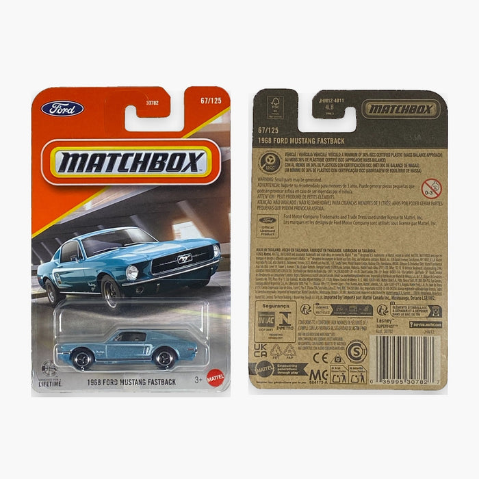 Matchbox 1968 Ford Mustang Fastback | Matchbox Series 67/125 - for just $2.49! 