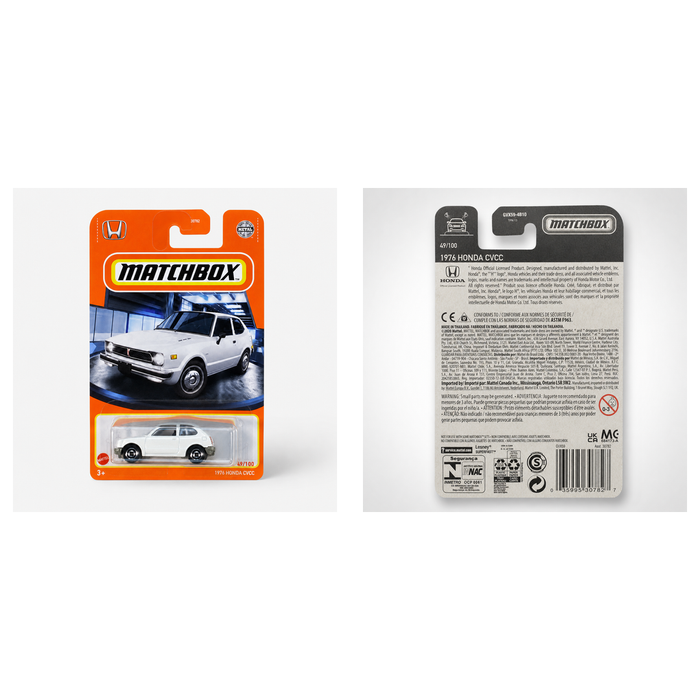 Matchbox 1976 Honda CVCC | Matchbox Series 49/100 - for just $2.29! 