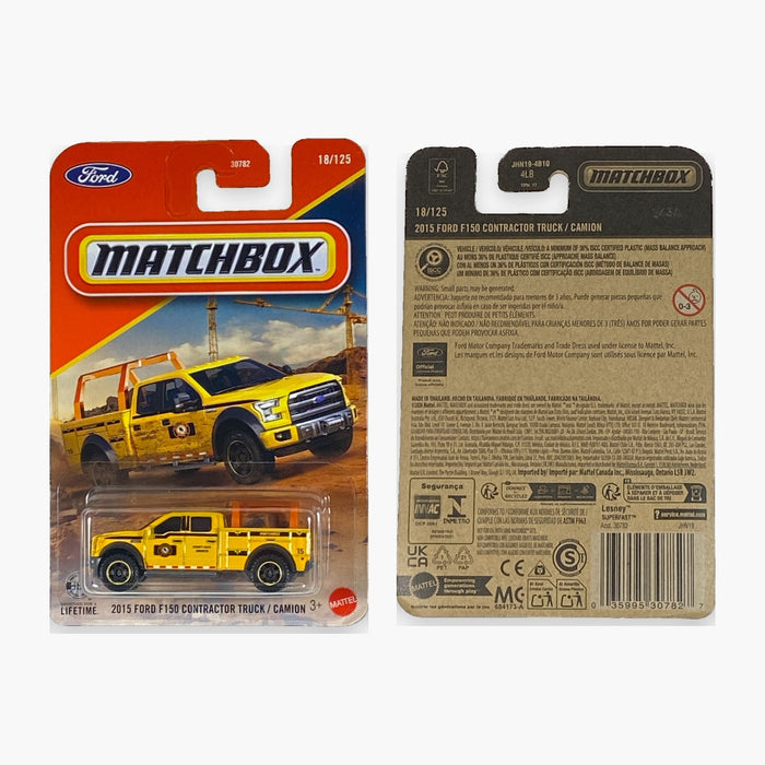 Matchbox '15 Ford F-150 Contactor Truck / Camion | Matchbox Series 18/125 - for just $2.49! 