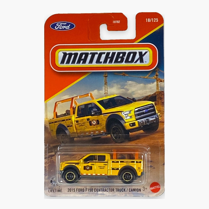 Matchbox '15 Ford F-150 Contactor Truck / Camion | Matchbox Series 18/125 - for just $2.49! 