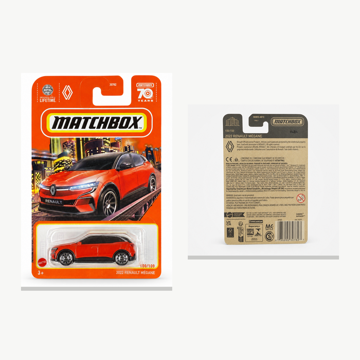 Matchbox 2022 Renault Megane | Matchbox 70 Years Series 100/100 - for just $2.49! 