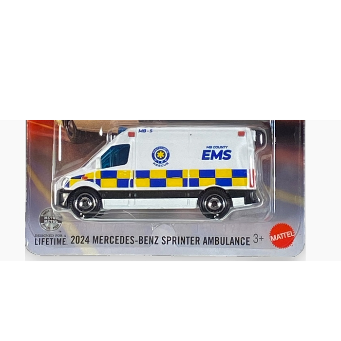 Matchbox 2024 Mercedes-Benz Sprinter Ambulance | Matchbox Series 35/125 - for just $2.49! 