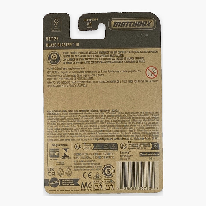 Matchbox Blaze Buster III | Matchbox Series 53/125 - for just $2.59! 