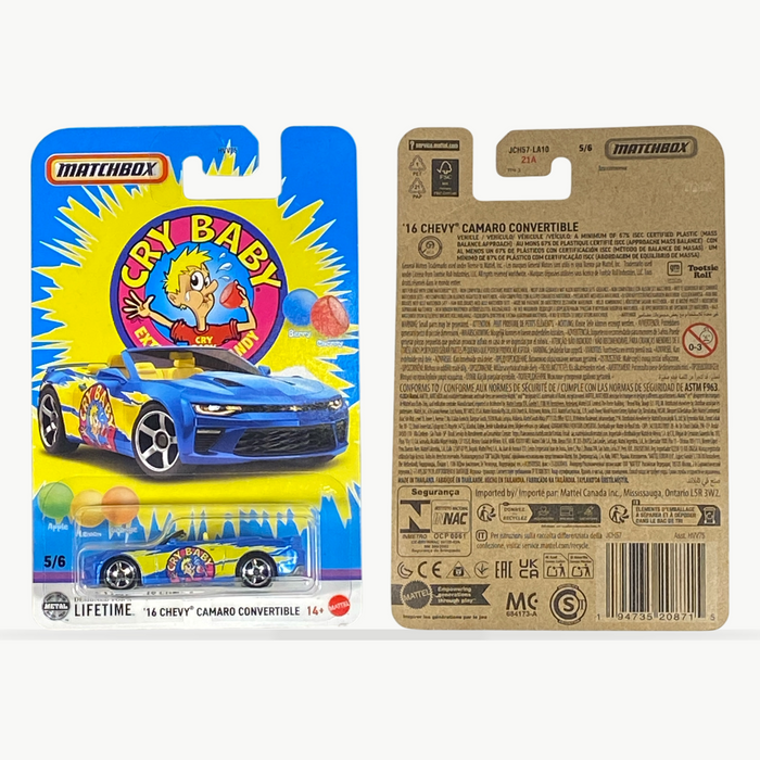 Matchbox '16 Chevy Camaro Convertible | Candy Series 5/6 - for just $2.49! 