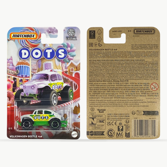 Matchbox Volkswagen Beetle 4x4 | Candy Series 6/6 - for just $2.49! 