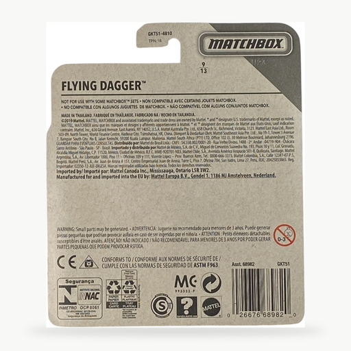 Matchbox Flying Dagger | Matchbox Sky Busters Series 9/13 - for just $6.99! 