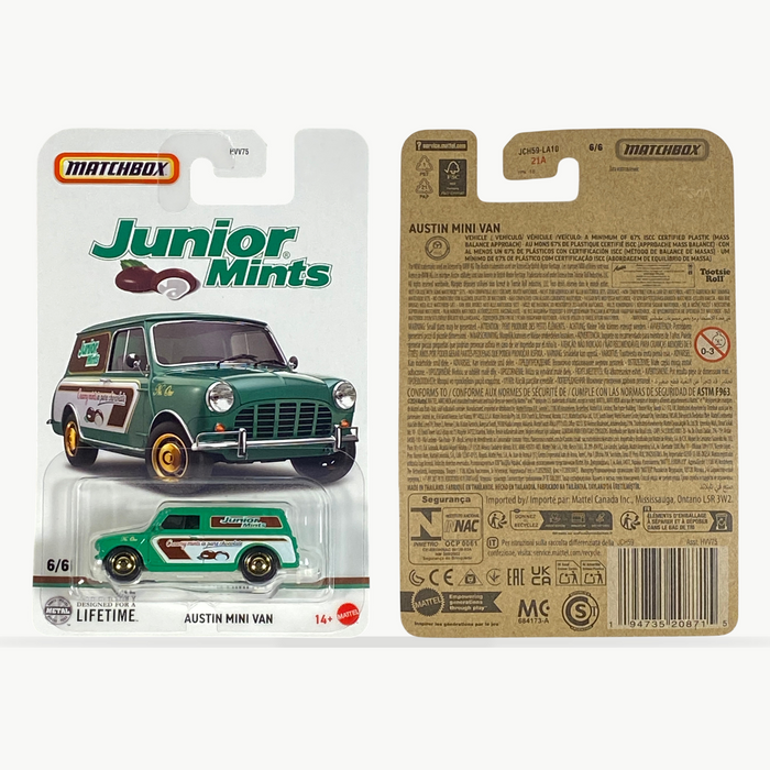 Matchbox Austin Mini Van | Candy Series 6/6 - for just $2.49! 