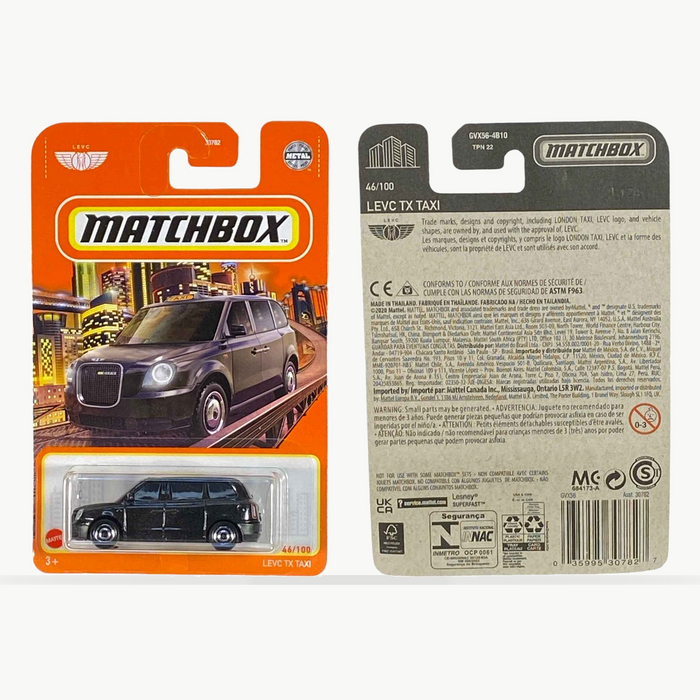 Matchbox Levc TX Taxi | Matchbox Series 46/100 - for just $2.49! 