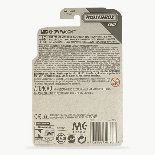 Matchbox MBX Chow Wagon | Service Series 9/20 - for just $2.49! 