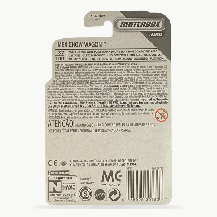 Matchbox MBX Chow Wagon | Service Series 9/20 - for just $2.49! 