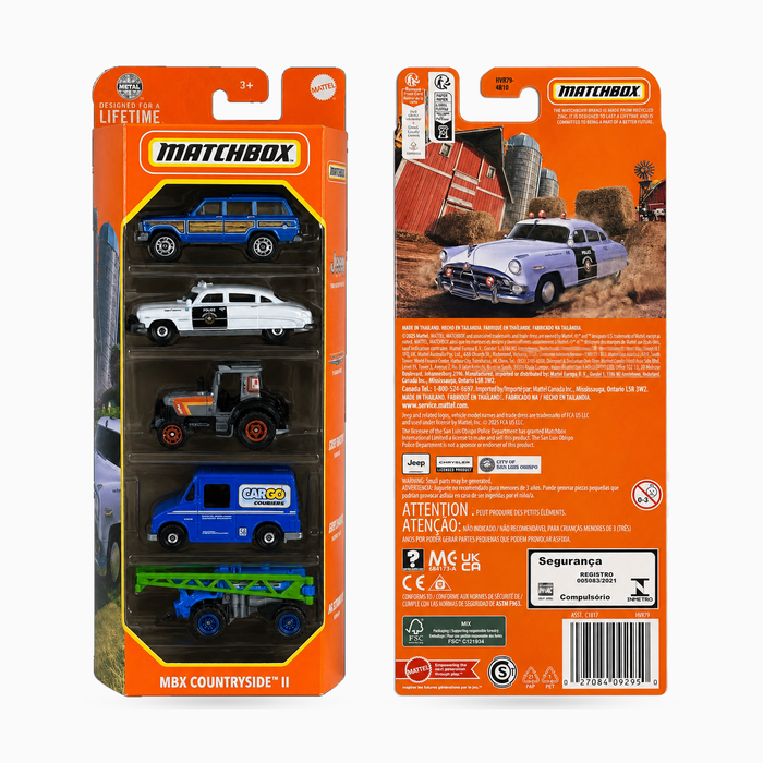 Matchbox 5 Packs - MBX Countryside II - for just $9.99! 