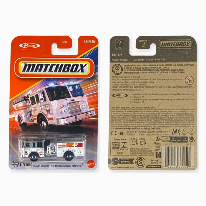 Matchbox Pierce Arrow XT Fire Engine / Camion De Pompiers 104/125 - for just $2.49! 