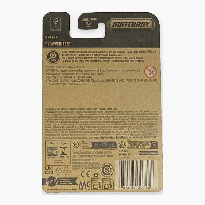 Matchbox Plowverizer | 2026 Matchbox Series 39/125 - for just $2.69! 