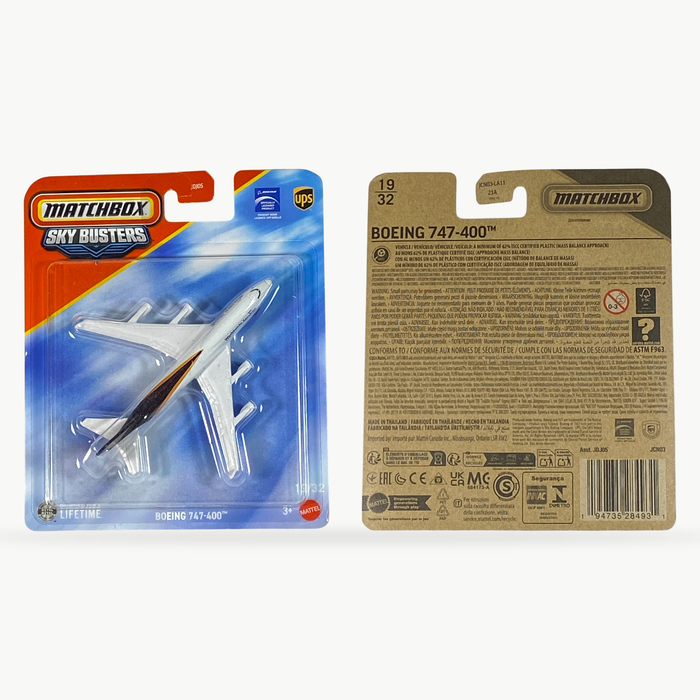 Matchbox Boeing 747-400 | Matchbox Sky Busters (UPS) - for just $12.99! 