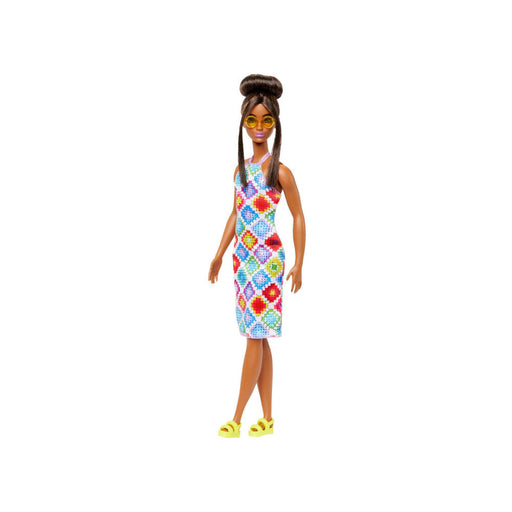 Barbie Doll Fashionista #210 Brown Hair Crochet Halter Dress - Premium Dolls & Dollhouses - Just $11.99! Shop now at Retro Gaming of Denver