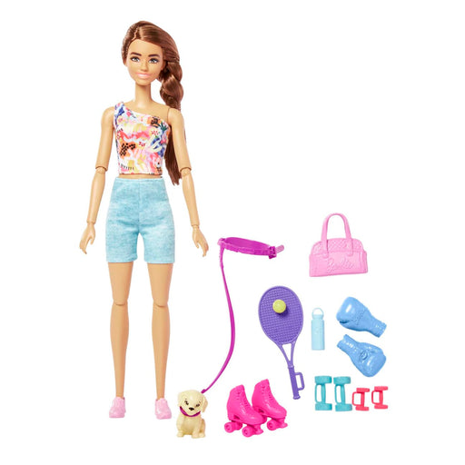 Barbie Doll With Puppy, Workout Outfit, Roller Skates And Tennis - Premium Dolls & Dollhouses - Just $18.99! Shop now at Retro Gaming of Denver