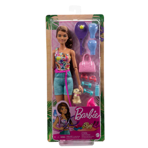 Barbie Doll With Puppy, Workout Outfit, Roller Skates And Tennis - Premium Dolls & Dollhouses - Just $18.99! Shop now at Retro Gaming of Denver