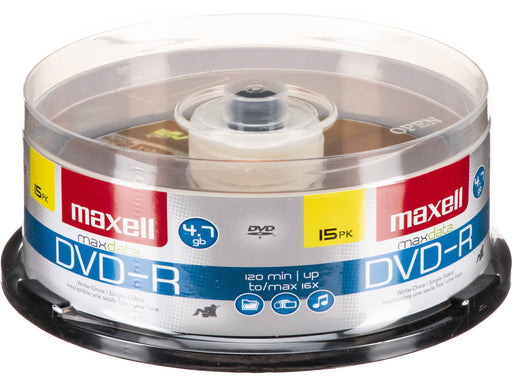 Maxell 16X DVD-R 4.7GB (Maxell Logo on Top) [Discontinued] - for just $9.95! 