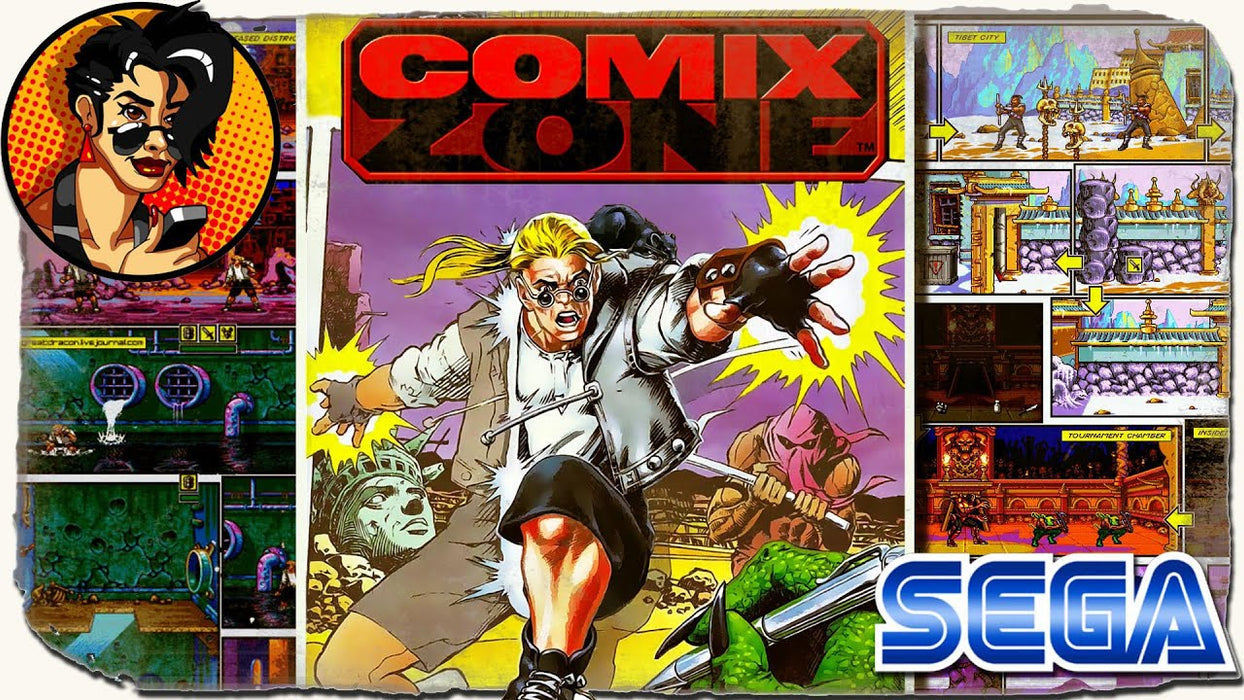 Comix Zone Sega Genesis Mega Drive Video Game Cartridge - for just $19.99! 