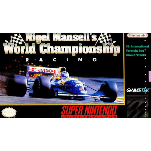 Nigel Mansell's World Championship Racing (Super Nintendo) - Just $0! Shop now at Retro Gaming of Denver