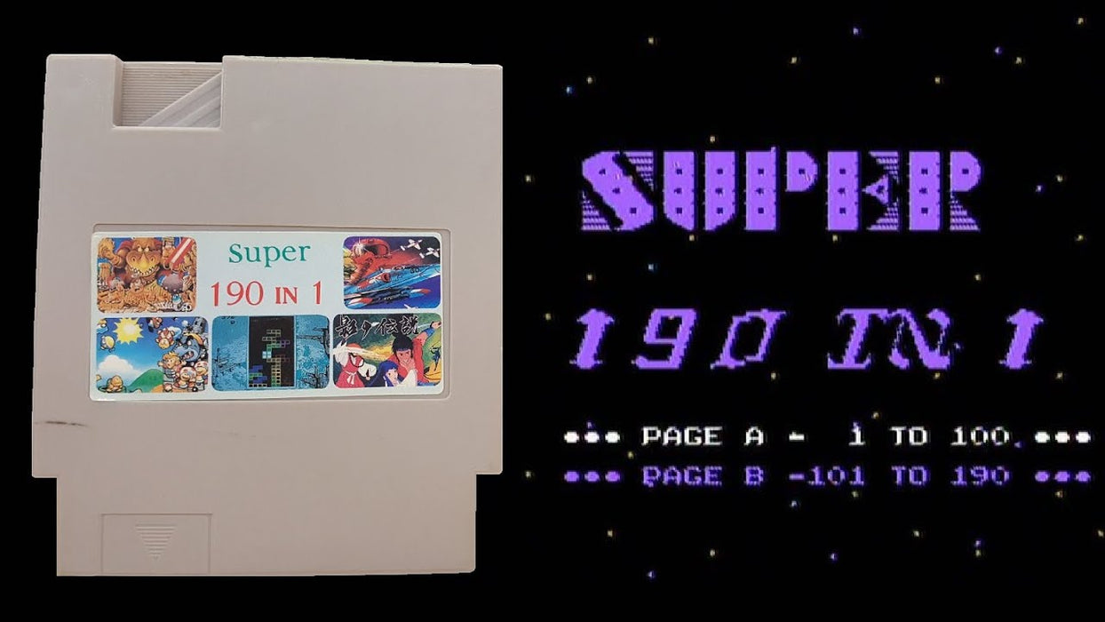 190 in 1 Cartridge (Nintendo NES) - for just $0! 